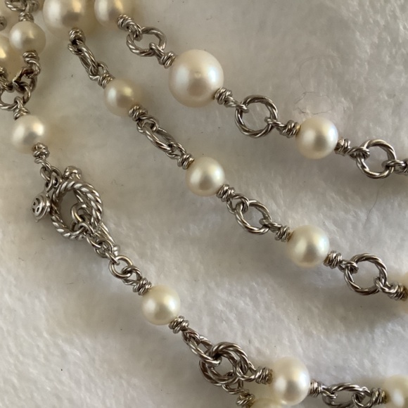 David Yurman necklace, Authentic, 2 strands are 36” long - Picture 2 of 12